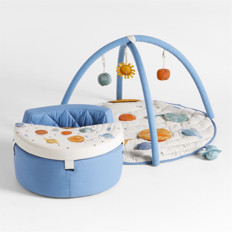 Outer Space Baby Activity Gym Play Mat - image 4 of 13