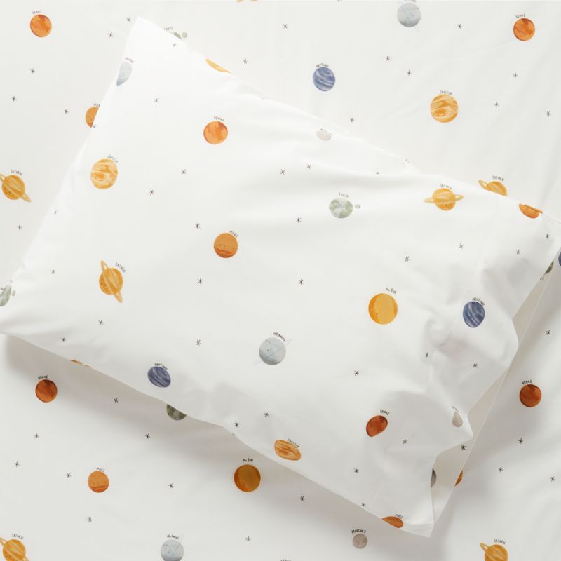 Outer Space Organic Cotton Kids Kids Pillowcase