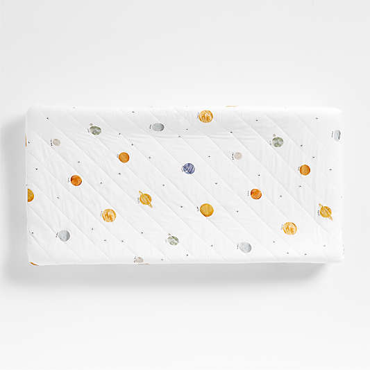 Stay Cool Outer Orbit Organic Cotton Baby Changing Pad Cover