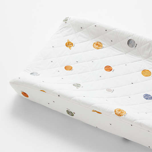 Stay Cool Outer Orbit Organic Cotton Baby Changing Pad Cover