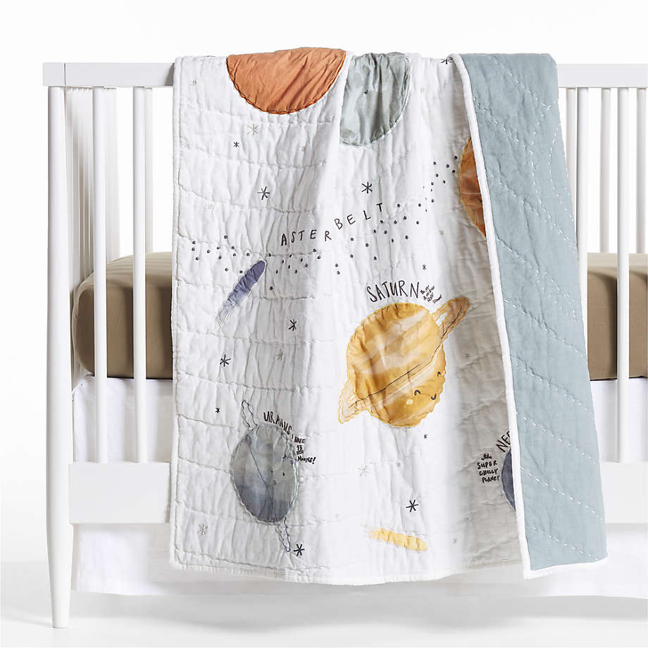 Outer space nursery online bedding