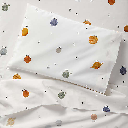 Stay Cool Outer Orbit Organic Cotton Toddler Sheet Set