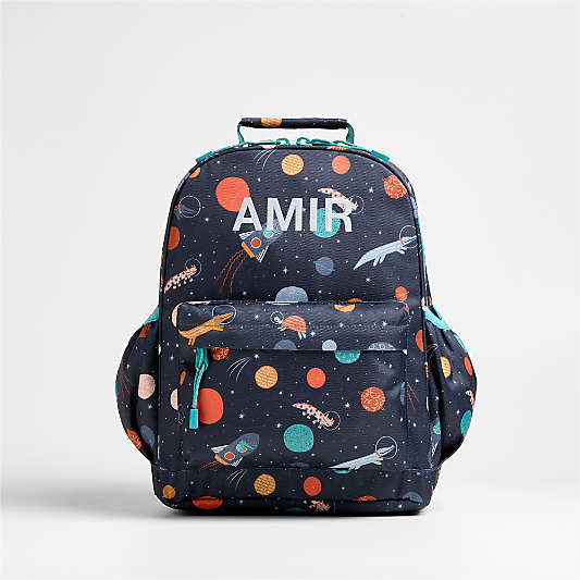 Outer Space Party Medium Kids Backpack with Side Pockets