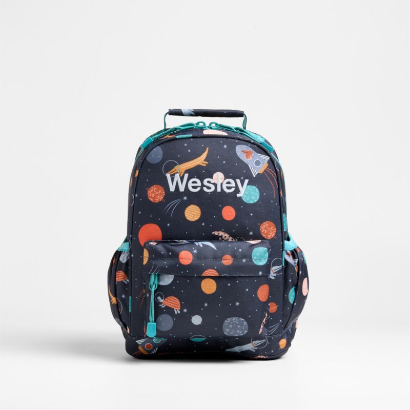 Outer Space Party Small Kids Backpack with Side Pockets - image 0 of 12