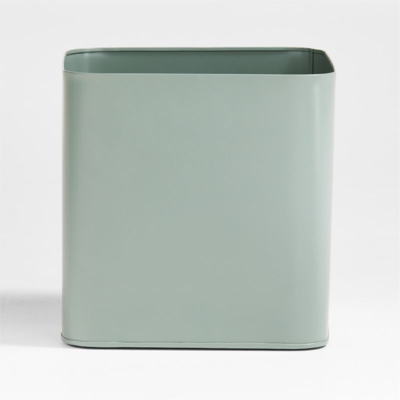 Outline Sage Green Metal Storage Bin with Handles - image 9 of 12