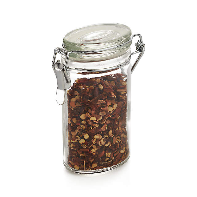 Mini Oval Spice-Herb Jars with Clamp Set of 12 + Reviews
