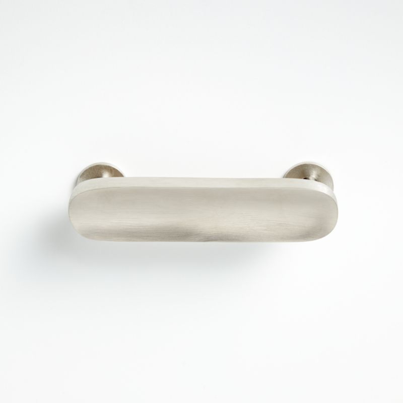 Oval 3" Brushed Nickel Bar Pull