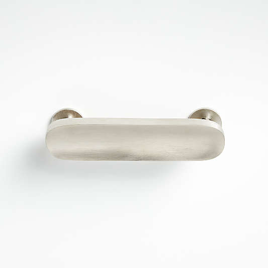 Oval 3" Brushed Nickel Bar Pull