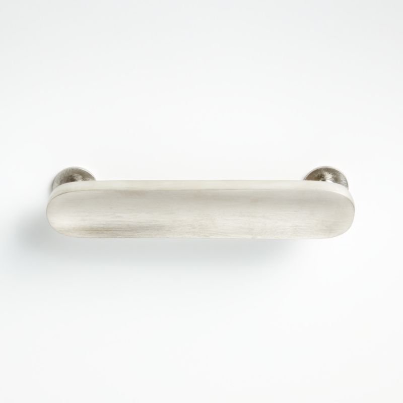 Oval 4" Brushed Nickel Bar Pull