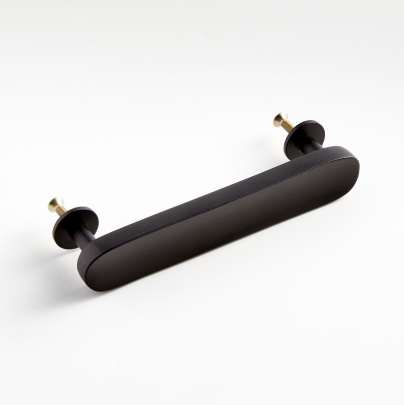 Oval 3" Matte Black Bar Pull - image 6 of 10