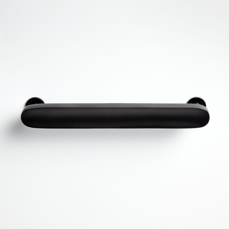 Oval 6" Matte Black Bar Pull