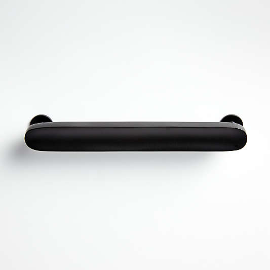 Oval 6" Matte Black Bar Pull