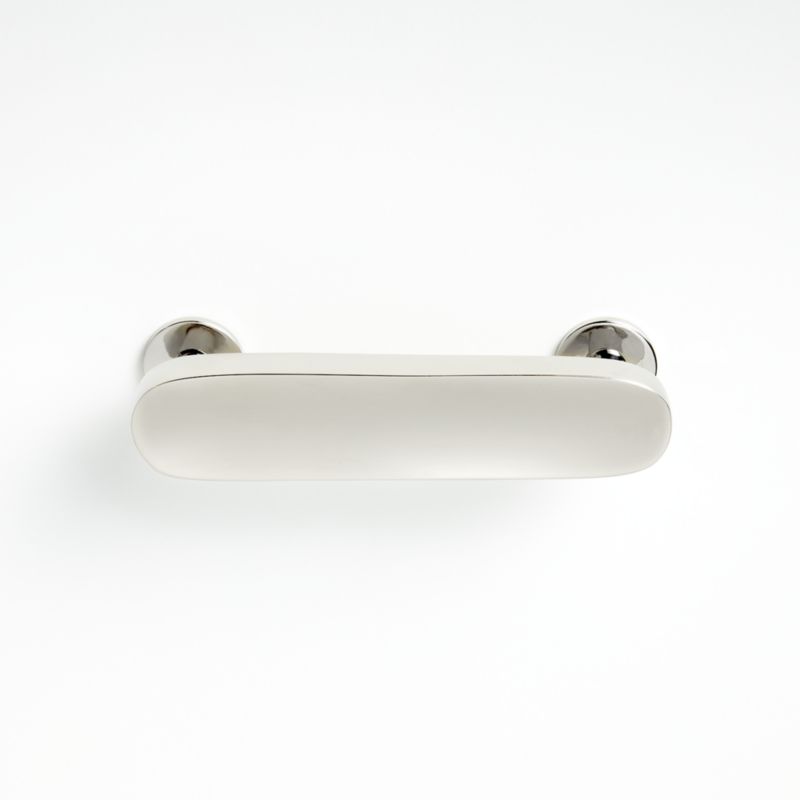 Oval 3" Polished Nickel Bar Pull