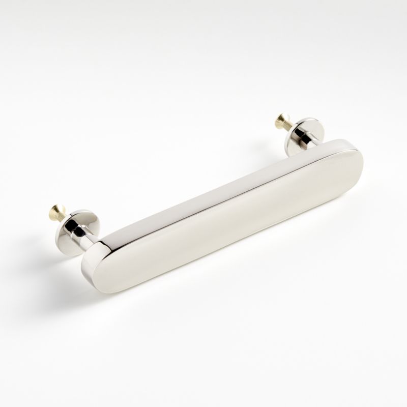 Oval 4" Polished Nickel Bar Pull - image 8 of 10