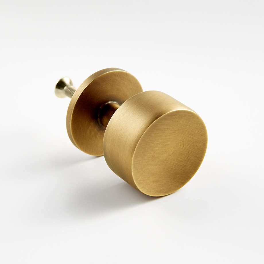 Oval Antique Brass Knob + Reviews