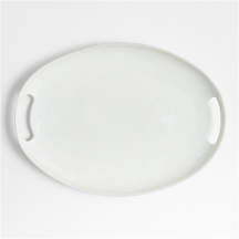 Serving Tray with Handles + Reviews | Crate & Barrel