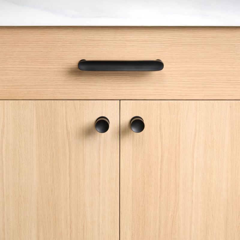 Oval 3" Matte Black Bar Pull - image 2 of 10