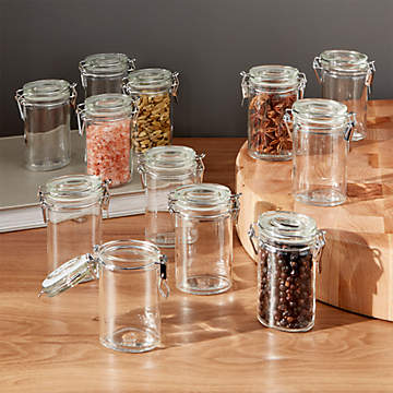 Olive Wood Spice Jar Rack Handmade Wooden Spice Storage Set gifts