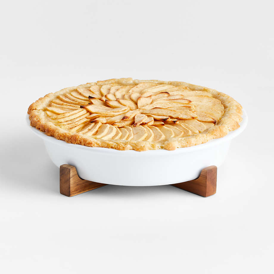 Oven-to-Table Pie Dish with Trivet + Reviews | Crate & Barrel