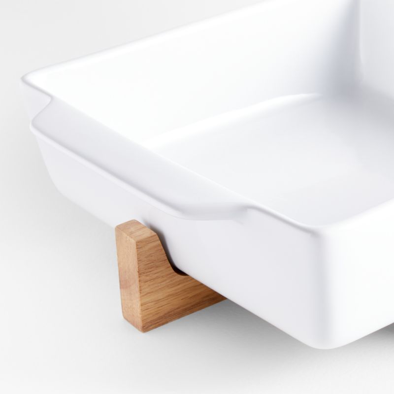 Oven-to-Table Square Baking Dish with Wood Stand - image 5 of 7