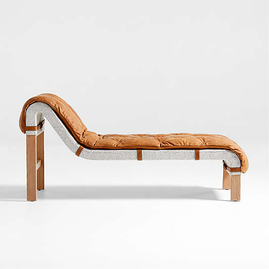 Brown Chaise Lounges Crate & Barrel Canada