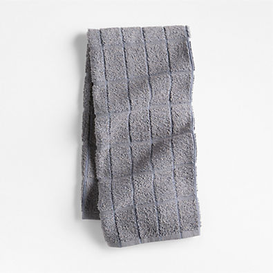 View Oversized Recycled Cotton Blend Grey Utility Kitchen Towel details
