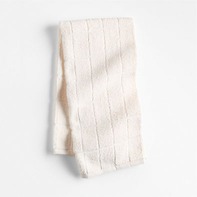 View Oversized Recycled Cotton Blend White Utility Kitchen Towel details