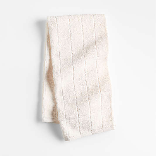 Oversized Recycled Cotton Blend White Utility Kitchen Towel