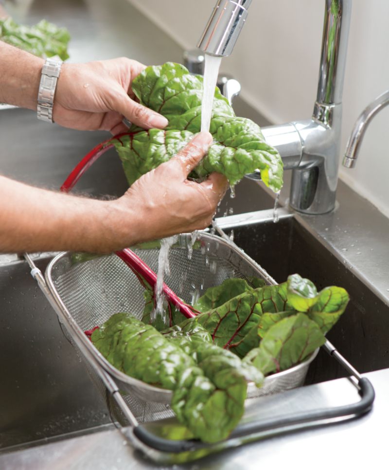 Over-The-Sink Mesh Colander