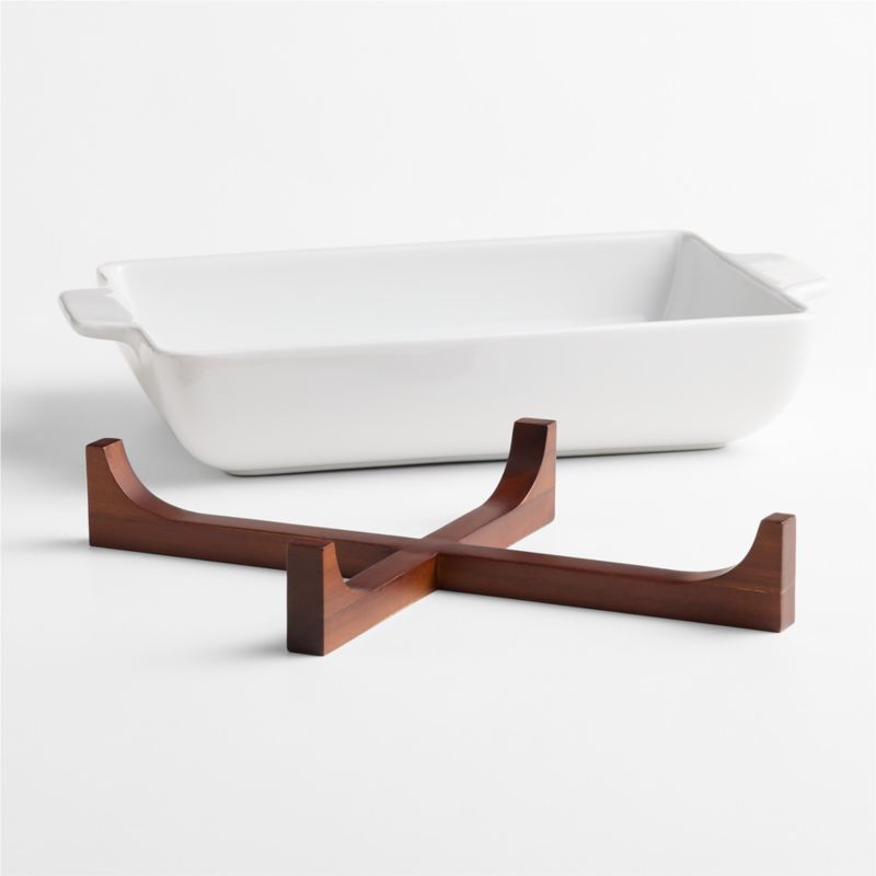 Oven-to-Table Rectangle Baking Dish with Acacia Wood Trivet - image 5 of 8