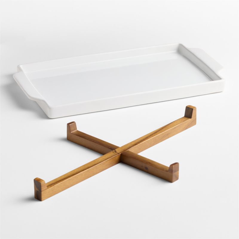 Oven-to-Table Sheet Pan with Acacia Wood Trivet - image 4 of 6