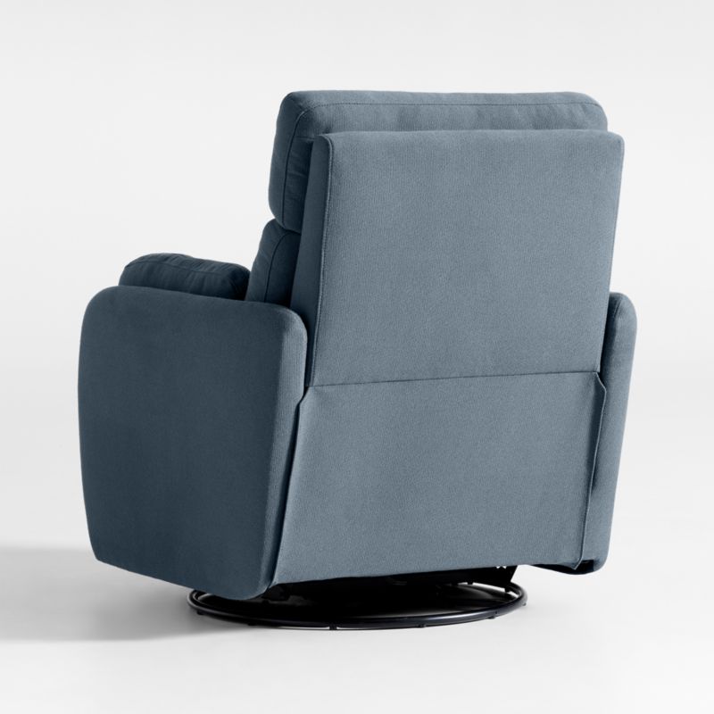 Owen Blue Nursery Power Recliner Chair with Metal Base - image 4 of 9