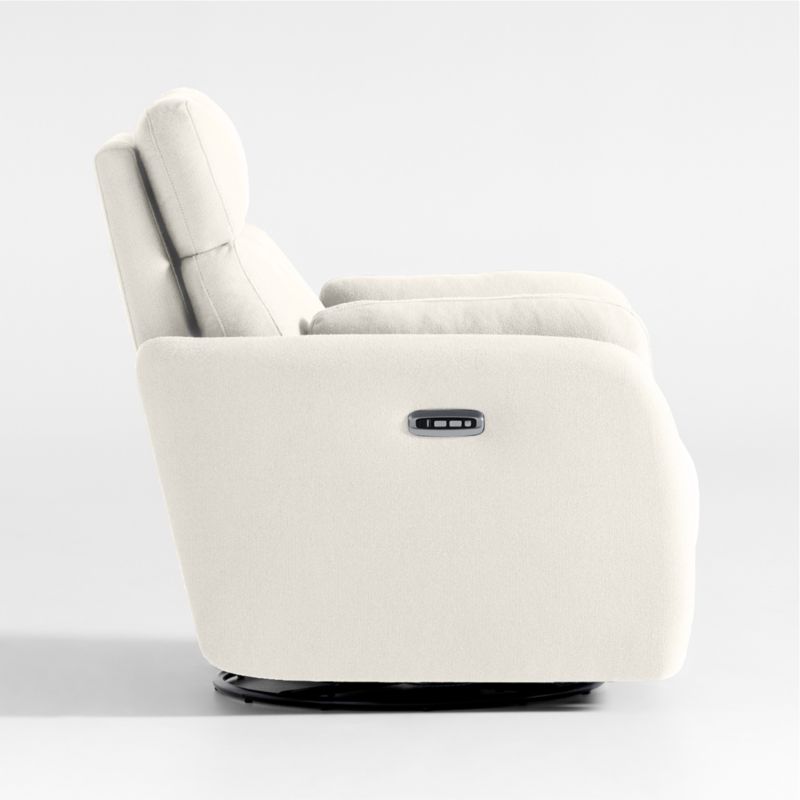 Owen Cream Nursery Power Recliner Chair with Metal Base - image 2 of 7