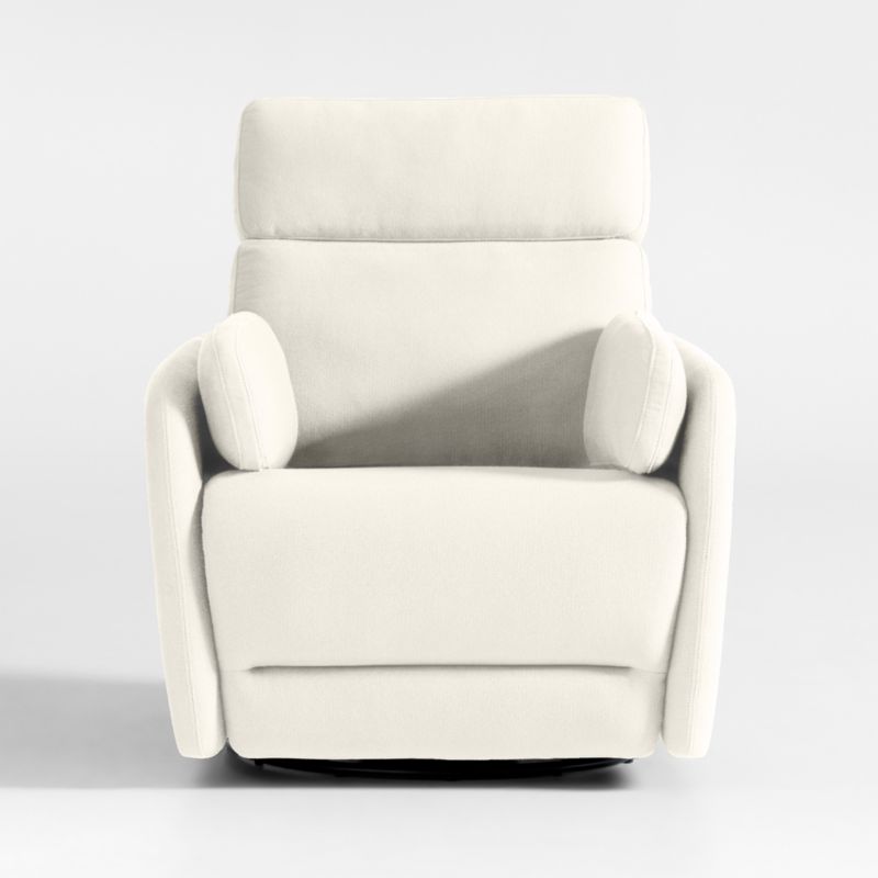 Owen Cream Nursery Power Recliner Chair with Metal Base - image 1 of 7