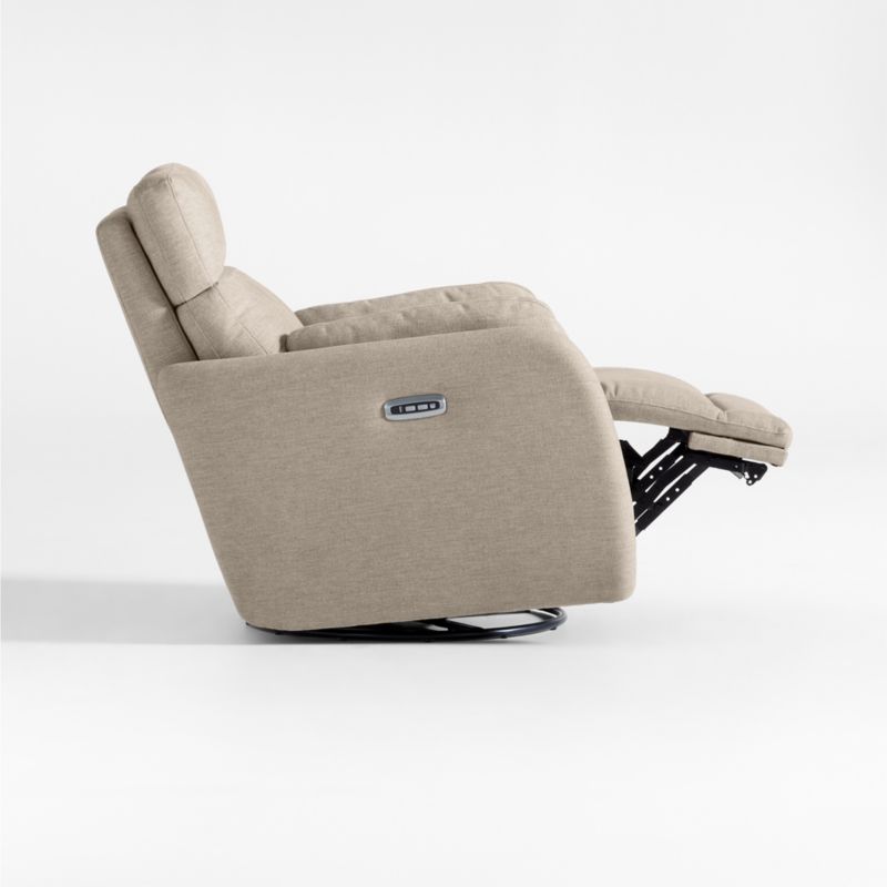 Owen Sand Castle Nursery Power Recliner Chair with Night-Light, Electronic Control and USB with Metal Base - image 5 of 9