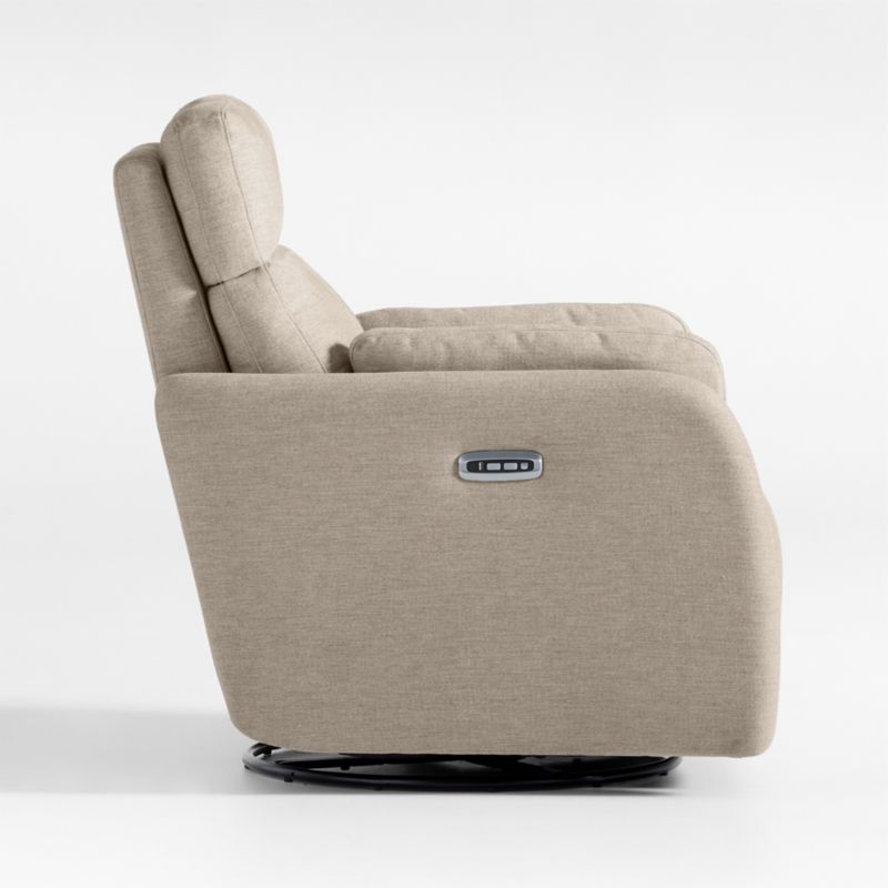 Owen Sand Castle Nursery Power Recliner Chair with Night-Light, Electronic Control and USB with Metal Base - image 3 of 9