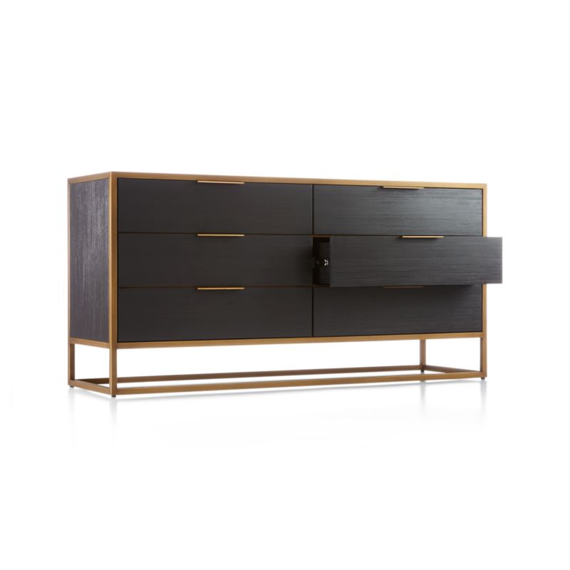 Oxford Black 6-Drawer Dresser - image 5 of 8