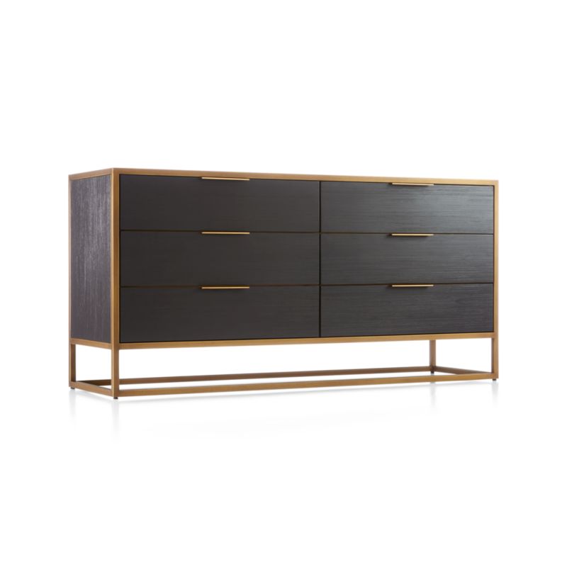 Oxford Black 6-Drawer Dresser - image 4 of 8