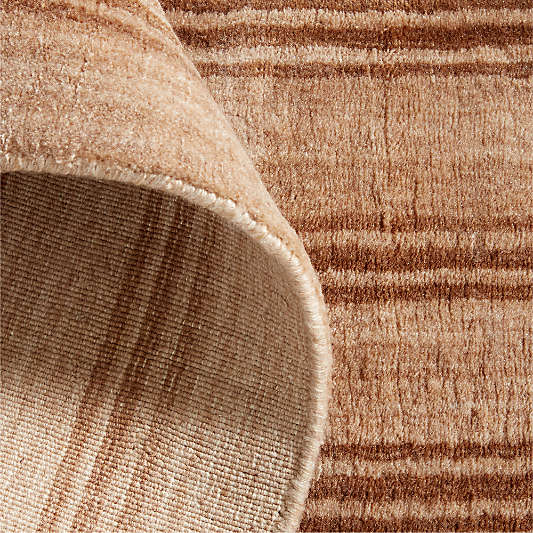 Oxford Performance Handwoven Camel Brown Area Rug