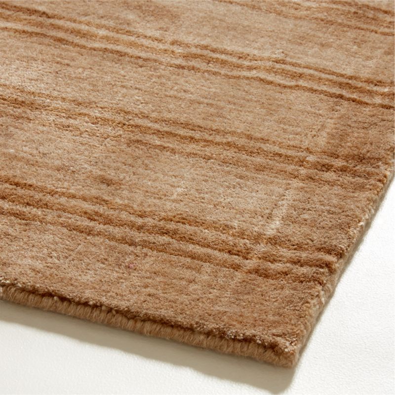 Oxford Performance Handwoven Camel Brown Area Rug 6'x9' - image 3 of 4