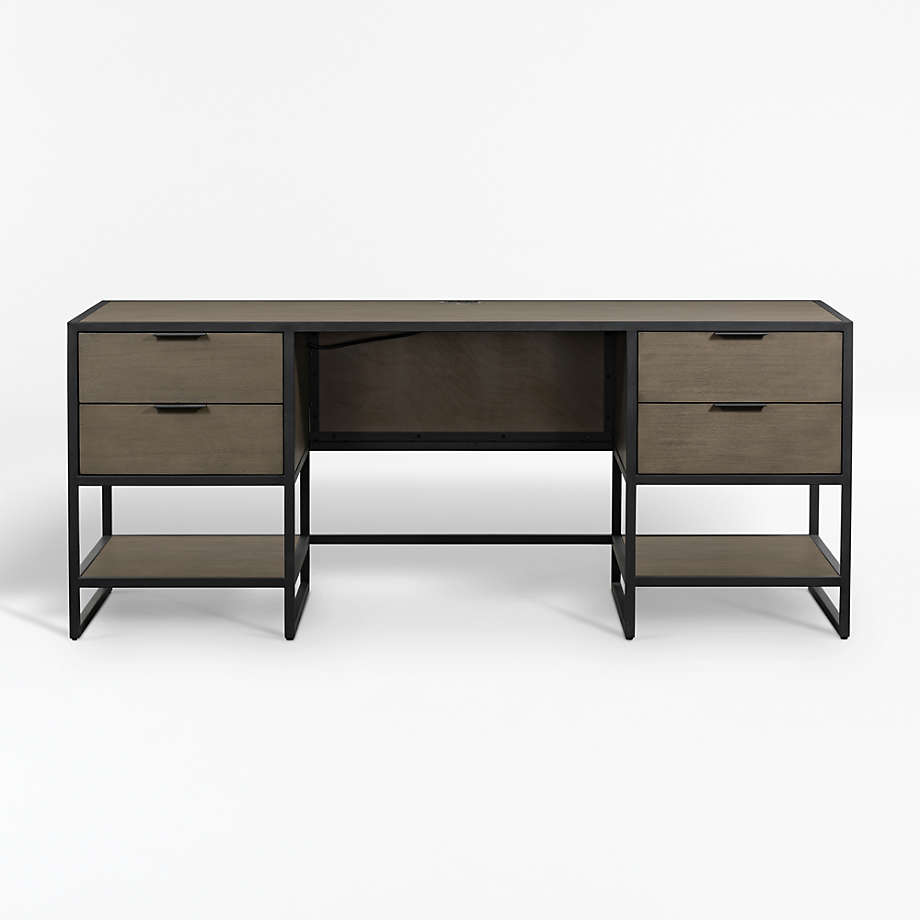 crate and barrel oxford desk