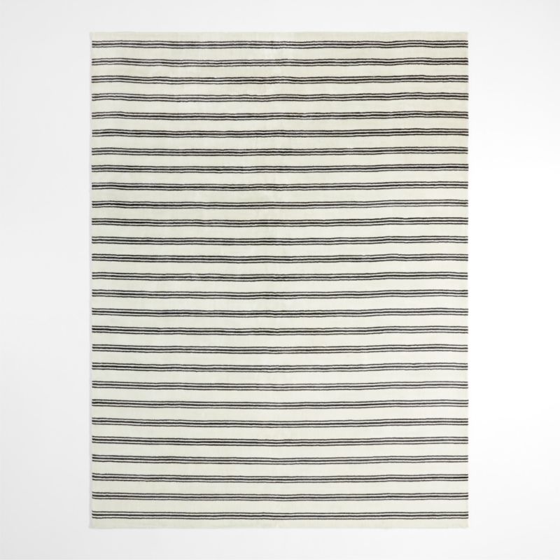 Oxford Performance Handwoven Ivory Area Rug 9'x12'.