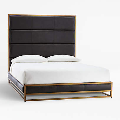 Oxford Leather Queen Bed Reviews, Crate And Barrel Bedroom Furniture Reviews