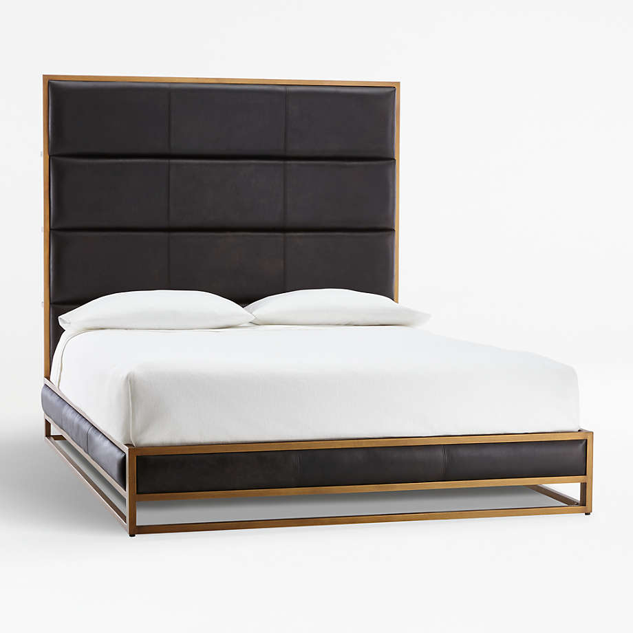 Wood Dark Brown Oxford Bed, For Home & Hotel, Size: Queen & King Size