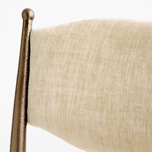 Oxley Metal Upholstered Dining Chair