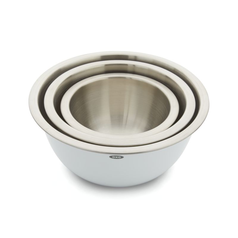 OXO ® Stainless Steel Mixing Bowls, Set of 3 - image 9 of 10