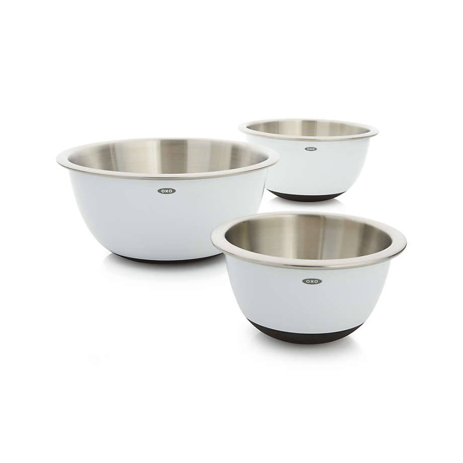 OXO Stainless Steel Mixing Bowls, Set of 3 + Reviews