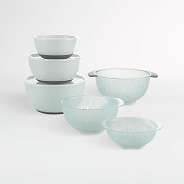 Orabel White Melamine Mixing Bowls with Lids, Set of 3 + Reviews, Crate &  Barrel