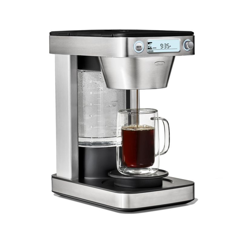 OXO 12 Cup Coffee Maker with Podless Single Serve Function Reviews Crate Barrel