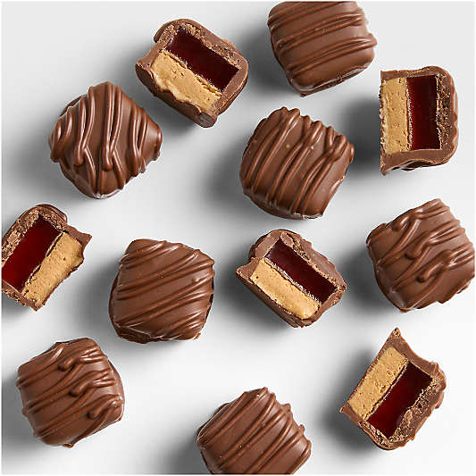 Peanut Butter & Jelly Chocolate Bites
